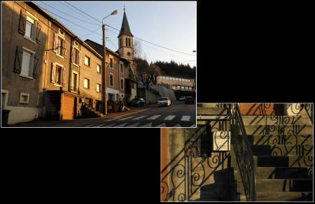Rue Clémenceau, un jour ensoleillé